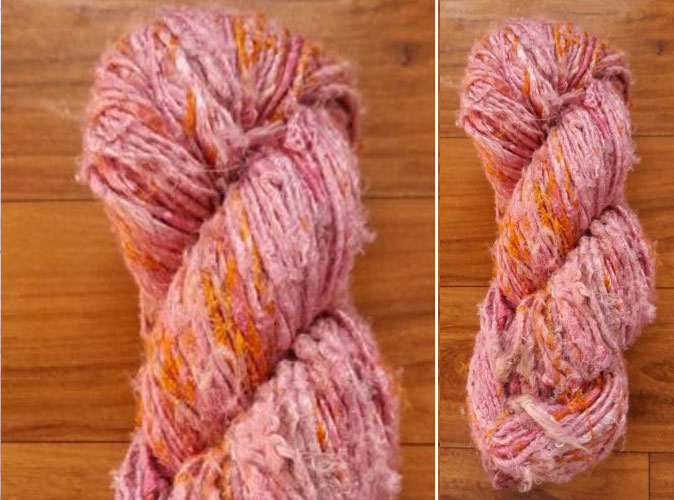 Onion-Color-Banana-Silk-Yarns